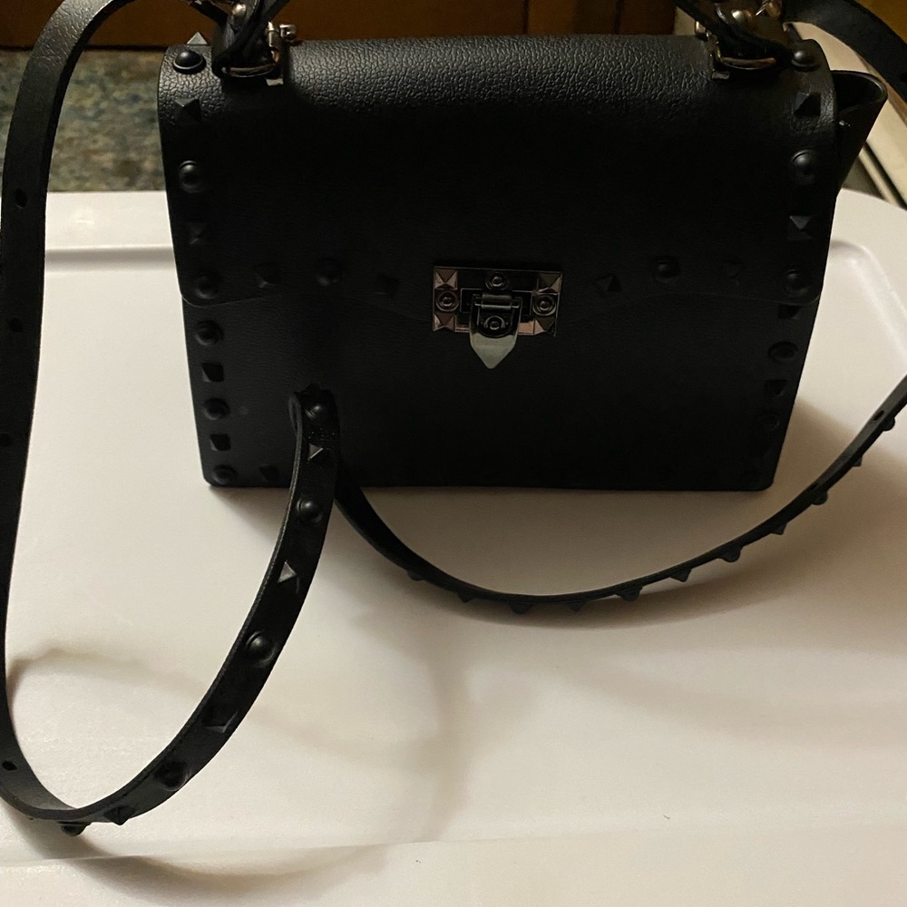 Small black crossbody bag